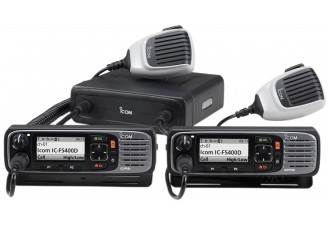Série IC-F5400D avec double tête de commande et microphone HM-220