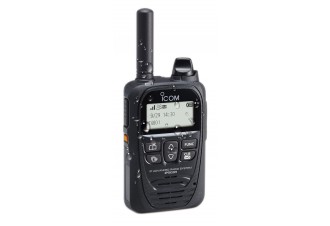 Portatif LTE ICOM IP503H avec des gouttes d'eau